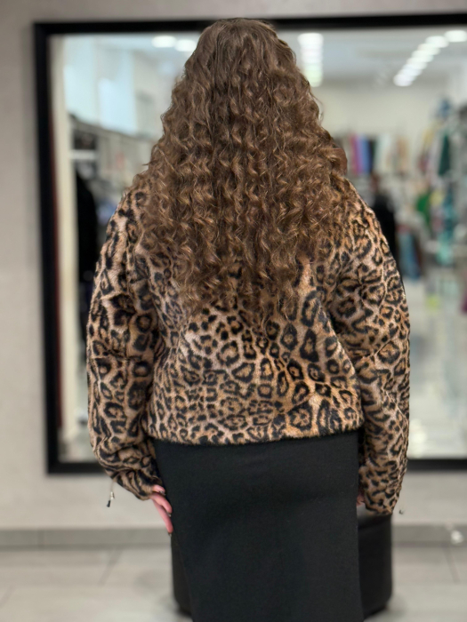 Haina blană eco animal-print [4]