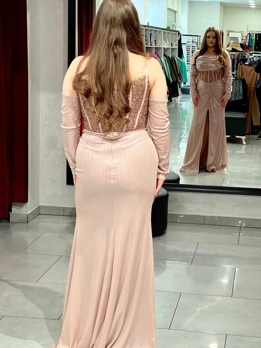 Rochie mulata aurie Bella 7049 [8]