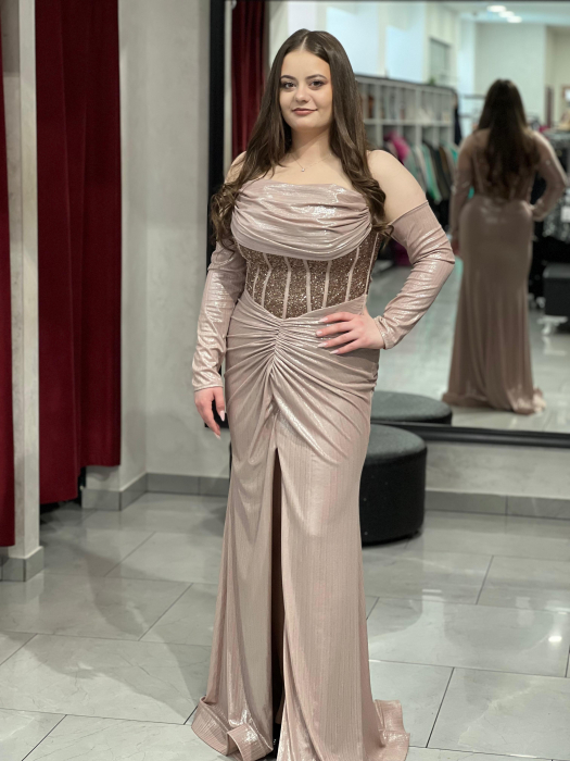 Rochie mulata aurie Bella 7049 [1]