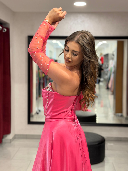 Rochie 3153 roz barbie [2]