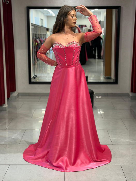 Rochie 3153 roz barbie [3]