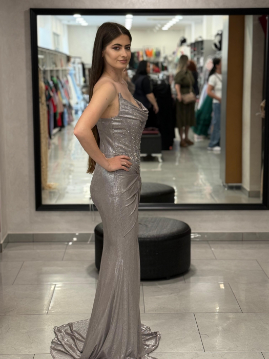 Rochie argintie Marissa [3]