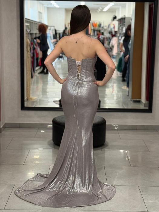 Rochie argintie Marissa [4]