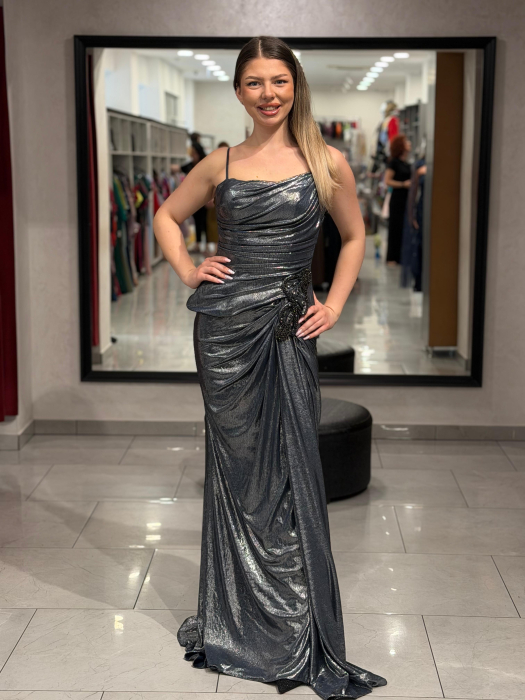 Rochie argintie Ingrid [4]