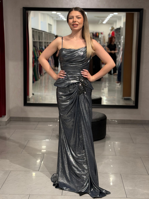 Rochie argintie Ingrid [6]