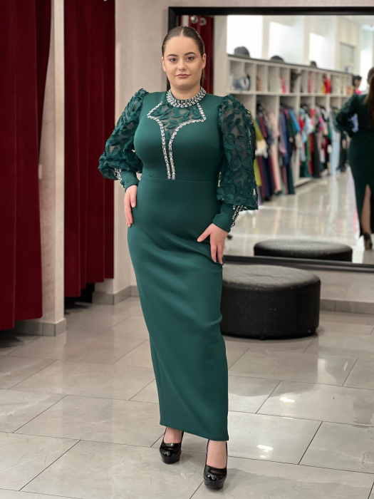 Rochie verde mod. 7038 [1]