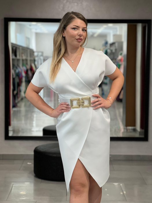 Rochie alba petrecuta [1]
