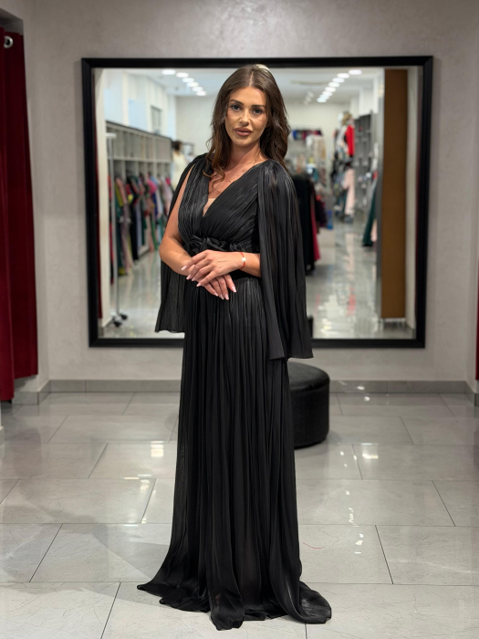 Rochie lunga neagra 4630 [4]