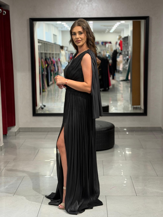 Rochie lunga neagra 4630 [5]