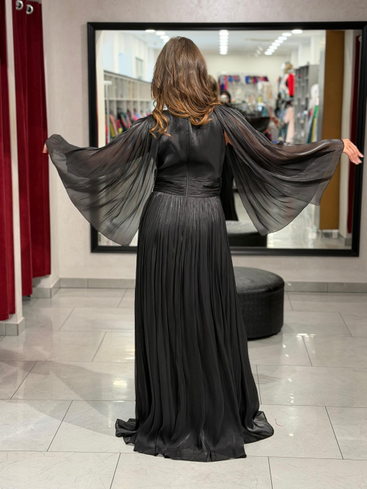 Rochie lunga neagra 4630 [6]
