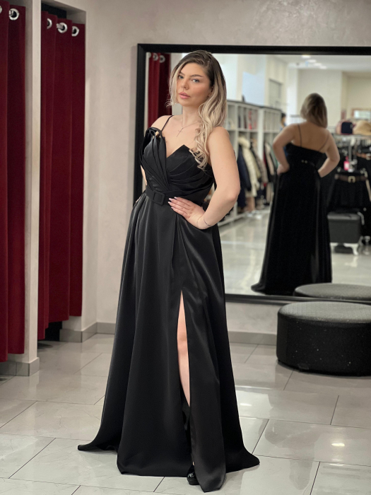Rochie evazată cu bretele 6346 [5]