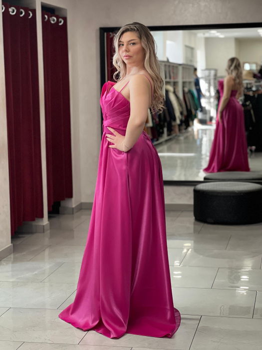 Rochie evazată cu bretele 6346 [5]