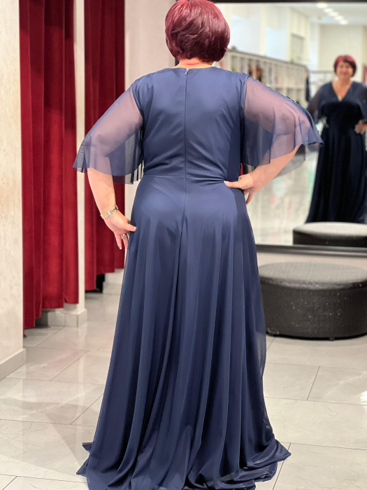 Rochie evazată din voal 2864 [3]