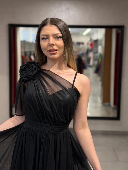 Rochie neagră 4506 [2]