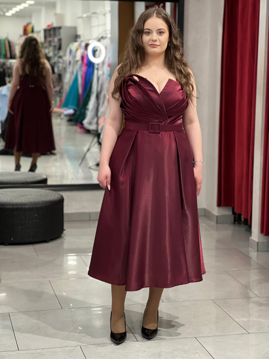 Rochie midi evazata 6376 [3]