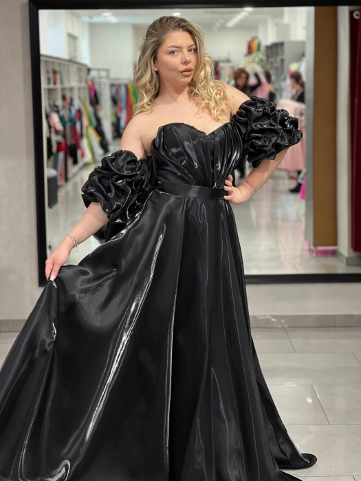 Rochie lunga neagra 3136 [1]