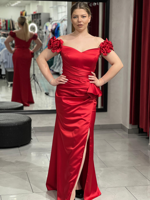Rochie lunga mulata rosie 2479 [4]