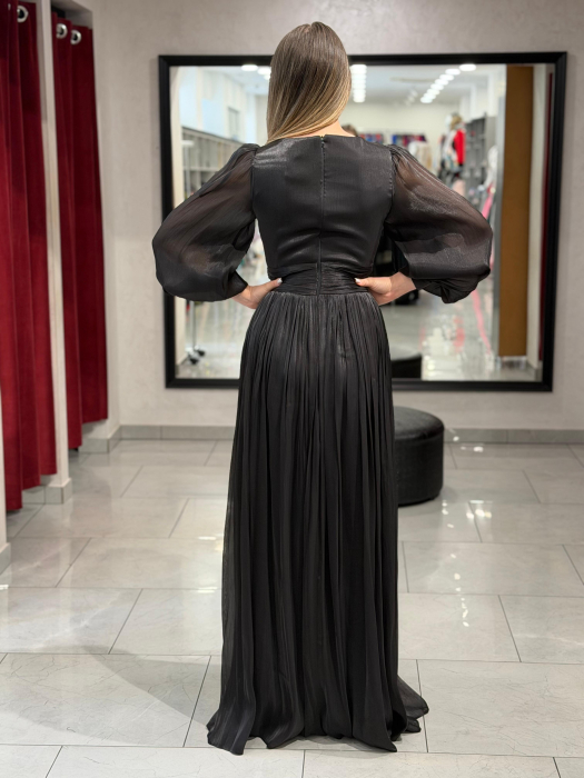 Rochie lunga neagra 4602 [7]