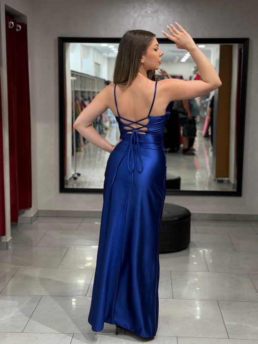 Rochie Mona 3336 albastru regal [5]