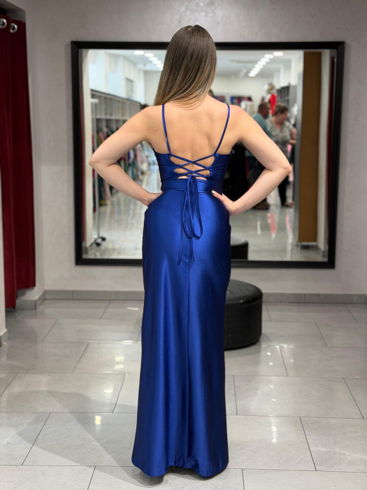 Rochie Mona 3336 albastru regal [6]