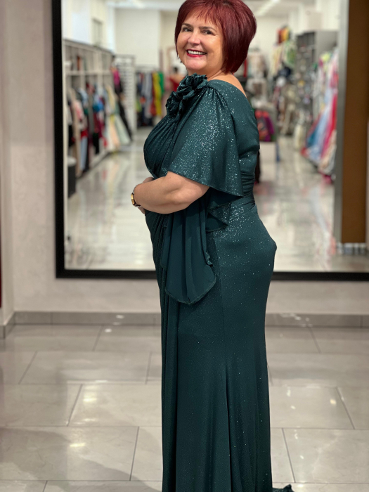 Rochie lunga verde sidef 25165/2 [2]