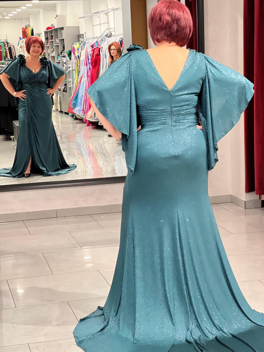 Rochie lunga verde sidef 25165/2 [5]