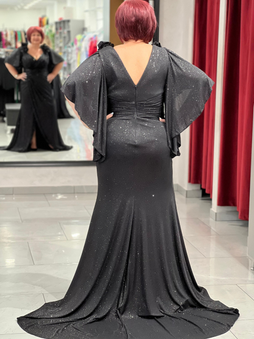 Rochie lunga neagra sidef 25165/2 [4]