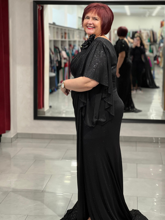Rochie lunga neagra sidef 25165/2 [3]