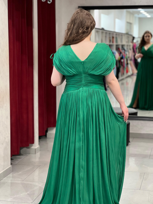Rochie lunga verde mod. 25032 [5]