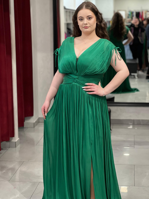 Rochie lunga verde mod. 25032 [3]