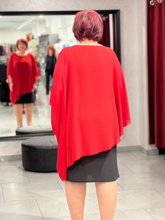 Rochie rosie talie unica [5]