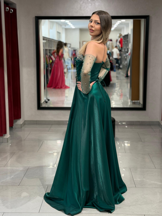 Rochie 3153 verde smarald [4]