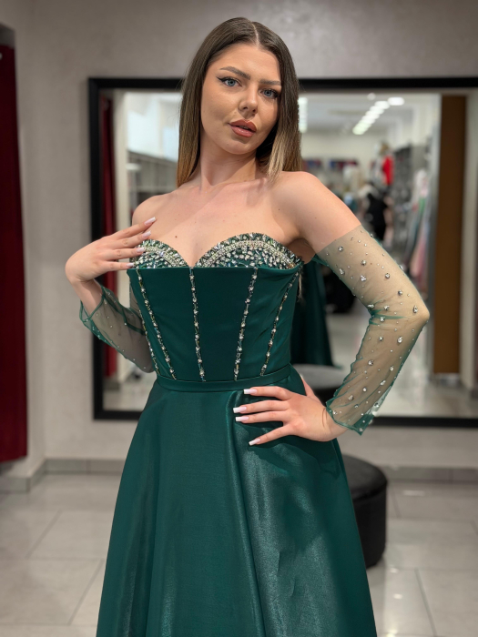 Rochie 3153 verde smarald [2]
