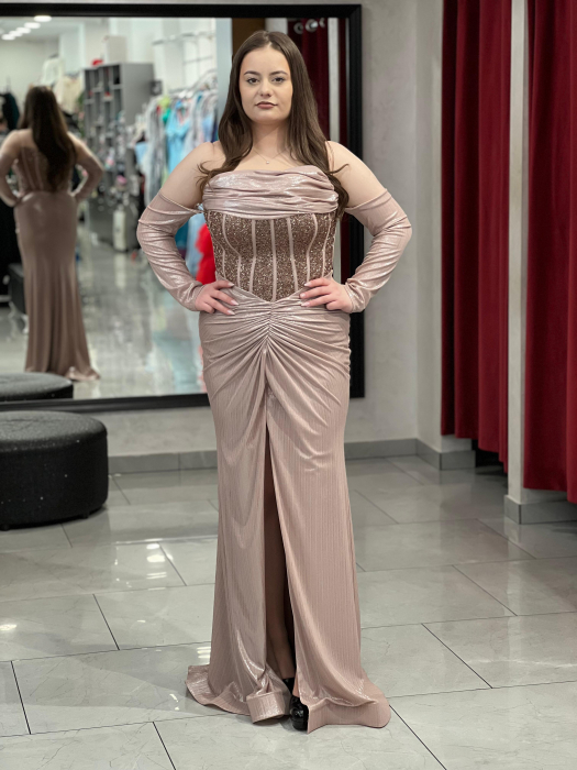 Rochie mulata aurie Bella 7049 [4]