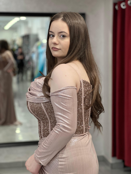 Rochie mulata aurie Bella 7049 [6]