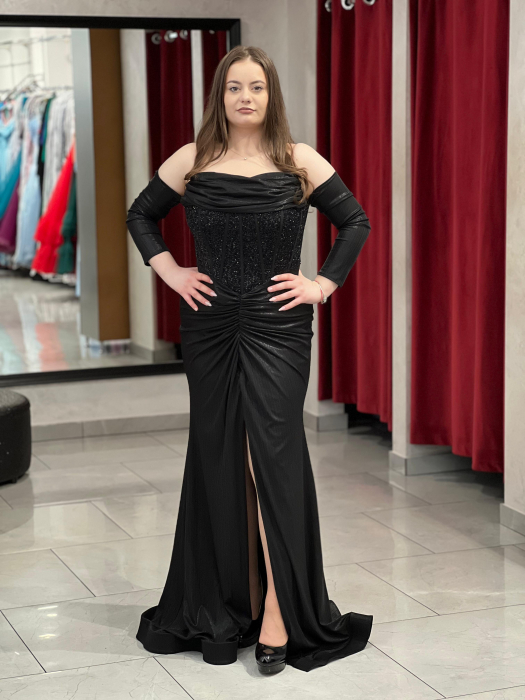 Rochie mulata neagra Bella 7049 [1]