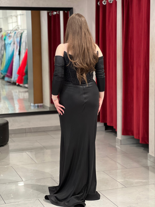 Rochie mulata neagra Bella 7049 [3]