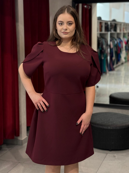 Rochie visinie cu fermoar pe spate [2]