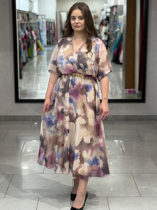 Rochie midi cu print floral mod. 18016 [1]
