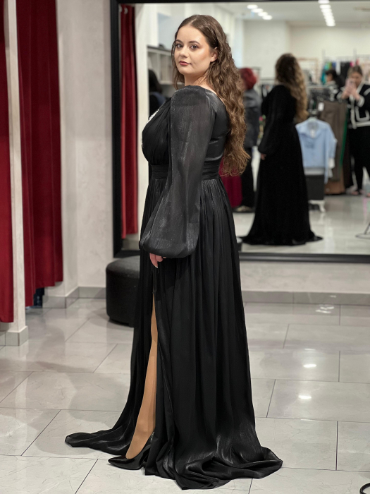 Rochie neagra evazată 15520 [3]