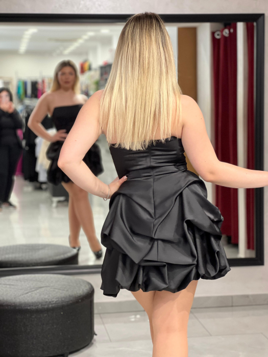 Rochie neagra scurta mod. 3363 [4]