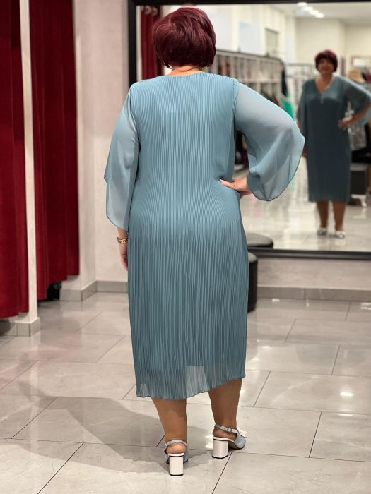 Rochie scurta cu pliuri mici 10010 [4]