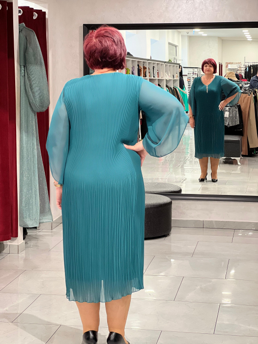Rochie scurta cu pliuri mici 10010 [4]
