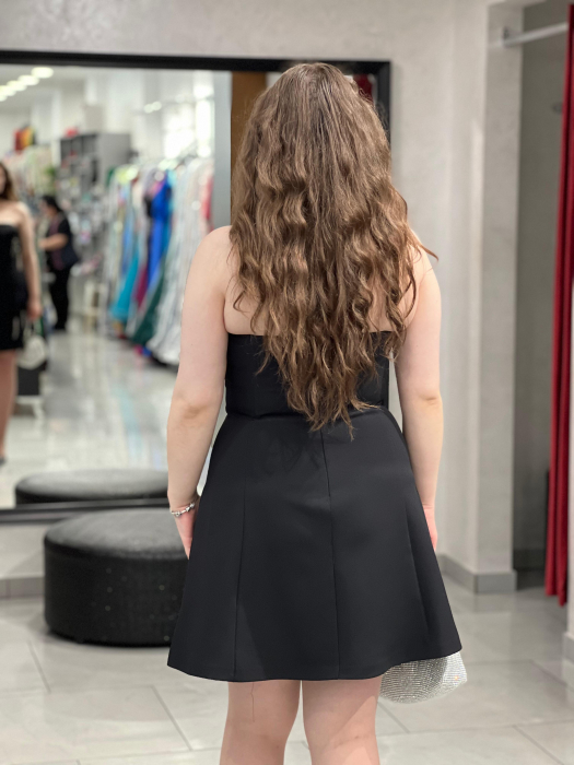 Rochie scurta neagra 3363 [3]