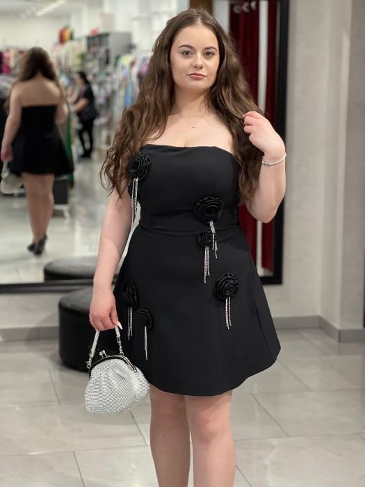 Rochie scurta neagra 3363 [1]