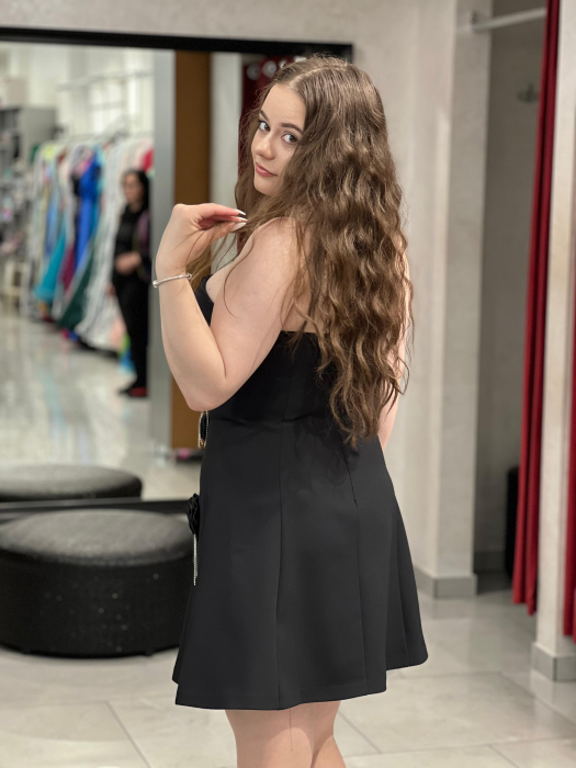 Rochie scurta neagra 3363 [2]