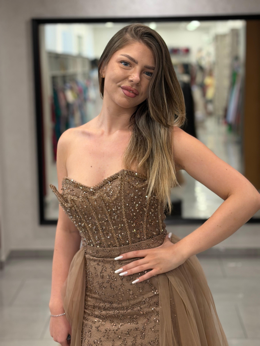 Rochie cappuccino Arabella [8]