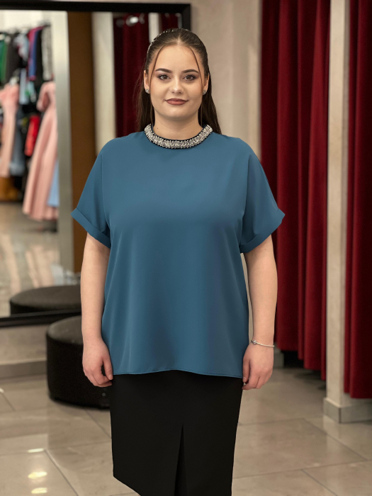 Tricou dama cu decor margele [4]