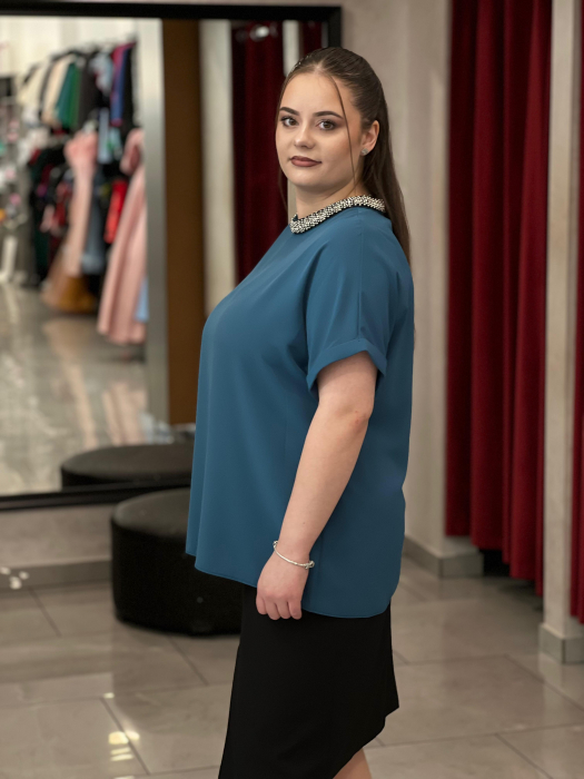 Tricou dama cu decor margele [5]