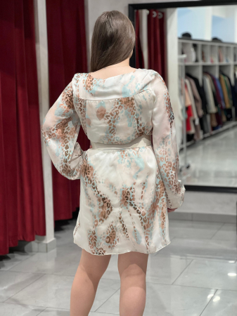 Rochie animal-print satin 1003 033 [2]